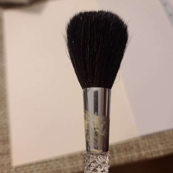 1988 Godinger Crystal Makeup Brush - Picture 2 of 3